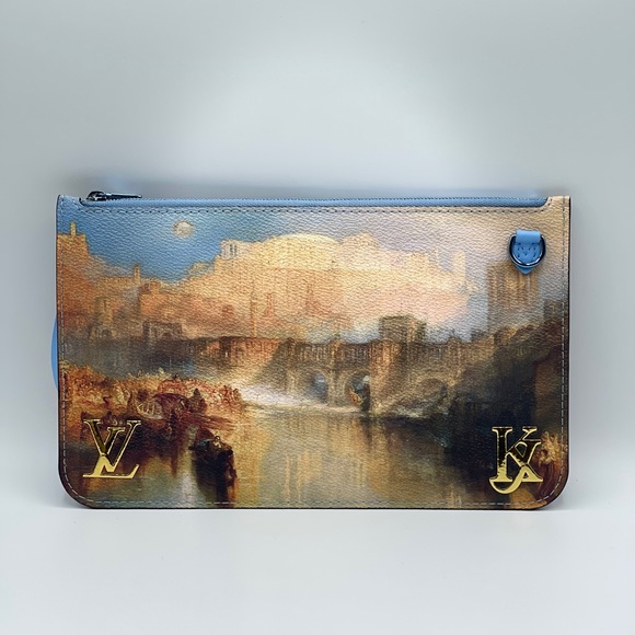 Louis Vuitton x Jeff Koons Masters Neverfull Turner Pochette Clutch Wristlet - Picture 5 of 15